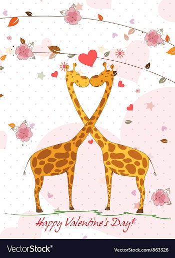 Valentines day background vector image