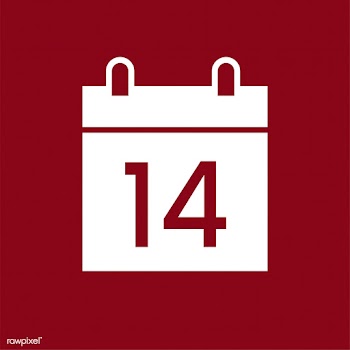 Valentines day calendar graphic icon | Free stock vector - 457459