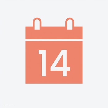 Valentines day calendar graphic icon | Free stock vector - 457480