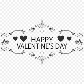 Valentines Day Clip art - Happy Valentine's Day vector text 