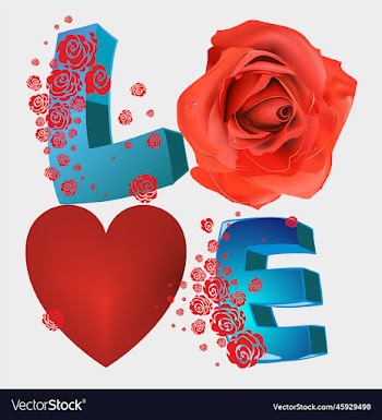 valentines day composition
