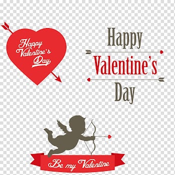 Valentines Day Cupid Heart , Happy Valentine's Day transparent background PNG clipart