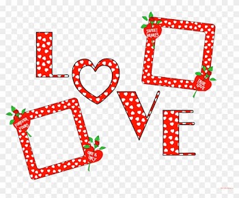 Valentines Day Frame Png Image Background - Frames Love Photo Png