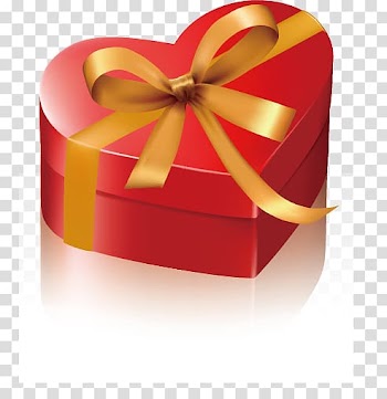 Valentines Day Gift Decorative box Red, Valentine's Day Gift transparent background PNG clipart