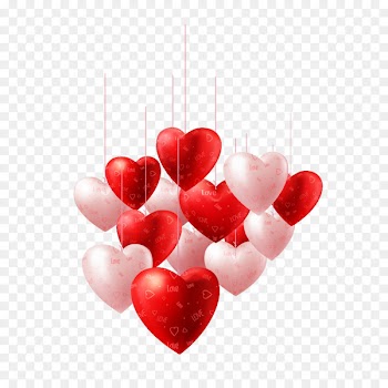 Valentines Day Heart Balloon Illustration - Heart 