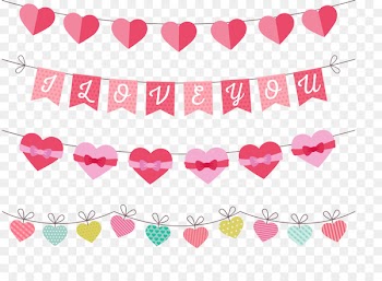 Valentines Day Heart Clip art - Vector Love banner creative wedding 