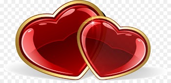 Valentines Day Heart Meaning Love Greeting card - Hand-painted glass gold heart-shaped frame 
