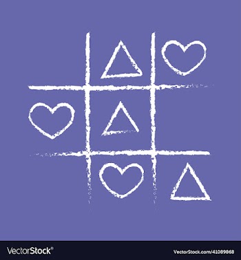 valentines day heart tic tac toe pantone color