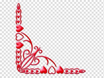 Valentines Day Heart , Valentine Corner transparent background PNG clipart