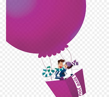 Valentines Day Hot air balloon - Creative Valentine's Day 