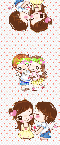 Valentines Day Love February 14 Clip art - Young lovers kiss 