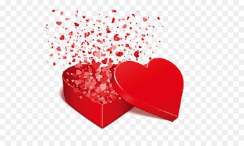 Valentines Day Love Heart Greeting card Romance - Love Gift 