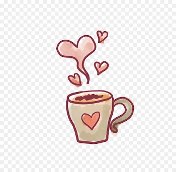 Valentines Day Paper Drawing Heart Love - Love Coffee 