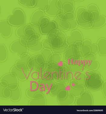 Valentines day party flyer eps10 vector image