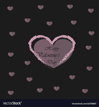 Valentines day party flyer eps10 vector image