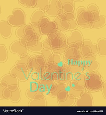 Valentines day party flyer eps10 vector image