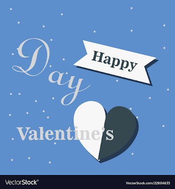 Valentines day party flyer eps10 vector image