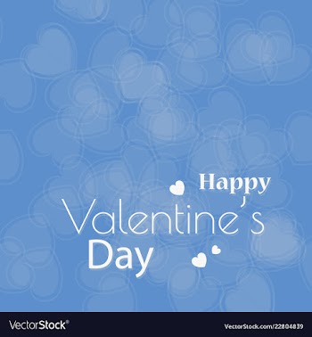 Valentines day party flyer eps10 vector image