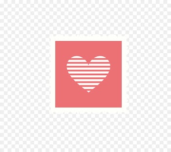 Valentines Day Postage stamp Logo - Stamps style Valentine's Day 