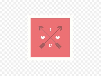 Valentines Day Postage stamp Red - Stamps style Valentine's Day 