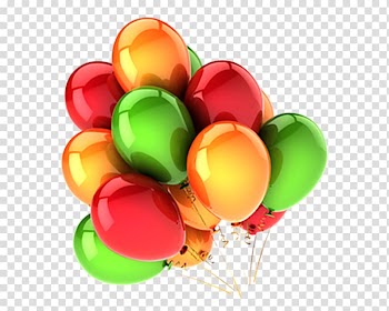 Valentines Day Qixi Festival, Colored balloons transparent background PNG clipart