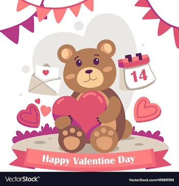 valentines day scene design background