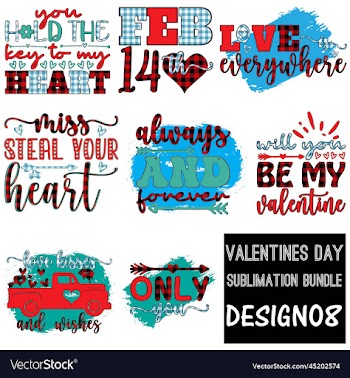 valentines day sublimation bundle