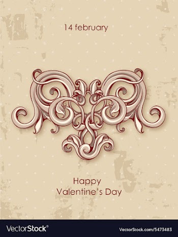 Valentines day vector image