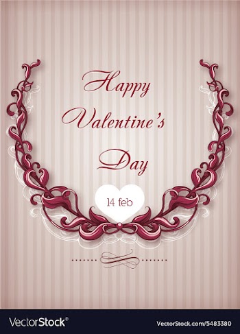 Valentines day vector image