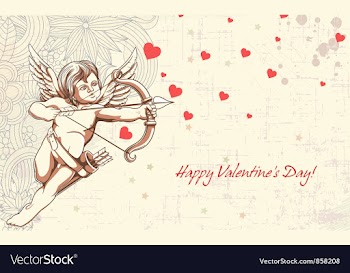 Valentines day vector image