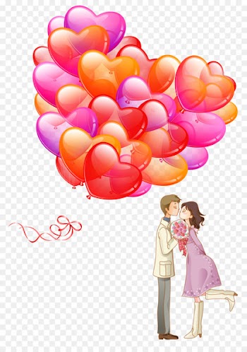Valentines Day White Day Romance Qixi Festival Poster - Valentine's Love Balloon 