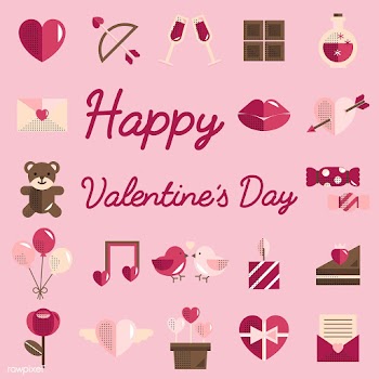 Valentines icons set vector | Free stock vector - 280736