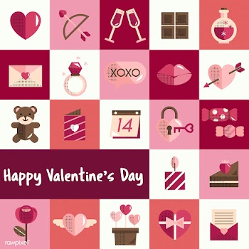 Valentines icons set vector | Free stock vector - 280738