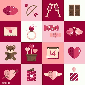 Valentines icons set vector | Free stock vector - 280743