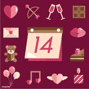 Valentines icons set vector | Free stock vector - 280761