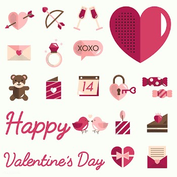 Valentines icons set vector | Free stock vector - 280787