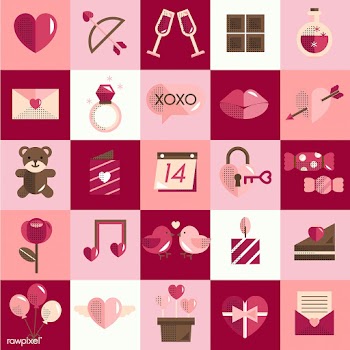 Valentines icons set vector | Free stock vector - 280798