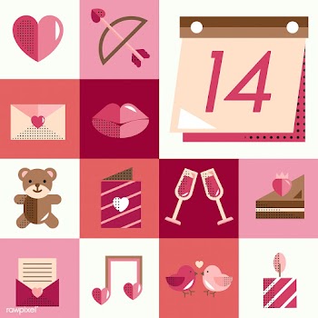 Valentines icons set vector | Free stock vector - 280908