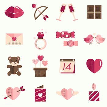 Valentines icons set vector | Free stock vector - 280924