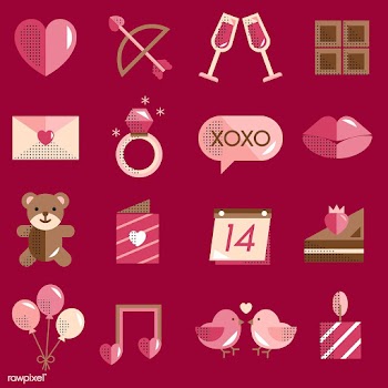 Valentines icons set vector | Free stock vector - 281160