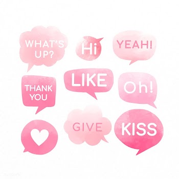 Valentines speech bubbles | Free stock vector - 593668