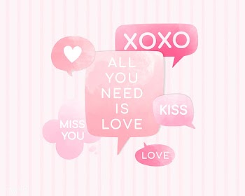 Valentines speech bubbles | Free stock vector - 593679