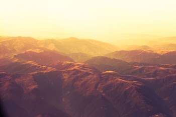 valley during sunset