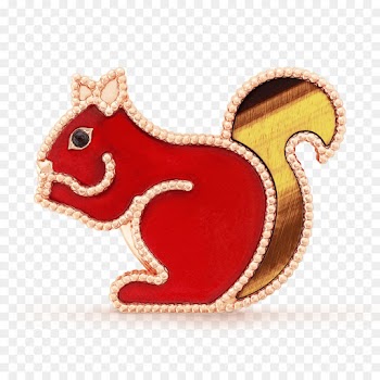 Van Cleef Arpels, Gemstone, Brooch, Squirrel, Rodent PNG