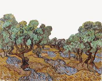 Van Gogh collage element border, | Free PSD - rawpixel