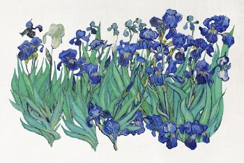 Van Gogh's Irises clipart, famous | Free PSD Illustration - rawpixel