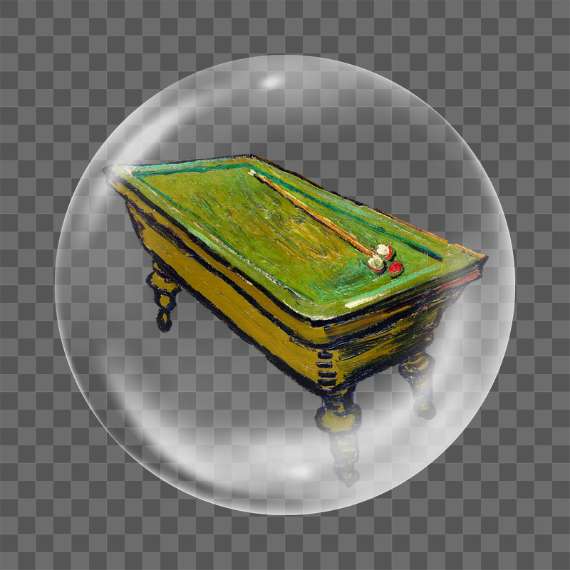Van Gogh's png pool table | Free PNG - rawpixel