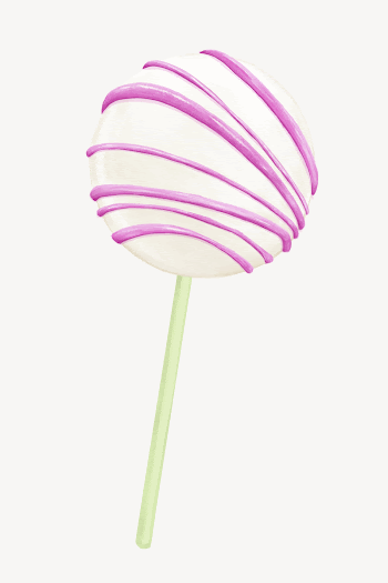 Vanilla cake pop, party dessert | Free Photo Illustration - rawpixel