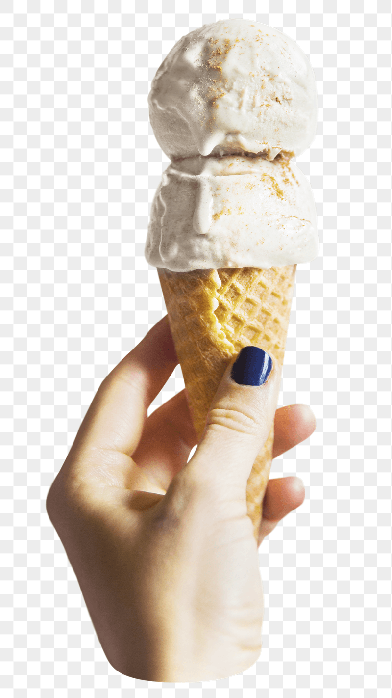 Vanilla ice-cream png sticker, transparent | Free PNG - rawpixel
