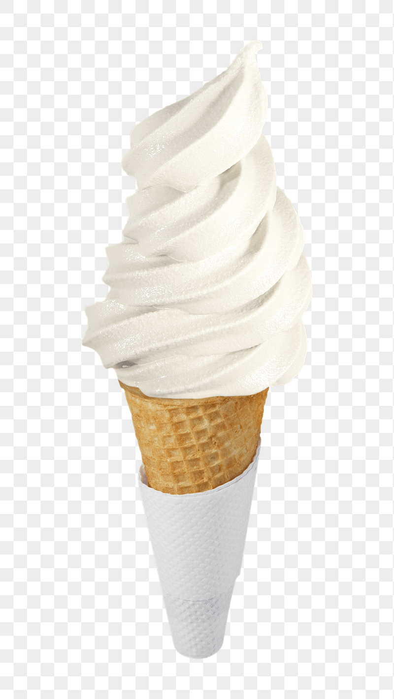 Vanilla soft serve png sticker, | Free PNG - rawpixel
